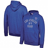 Los Angeles Rams Mitchell & Ness Team History Pullover Hoodie Blue,baseball caps,new era cap wholesale,wholesale hats